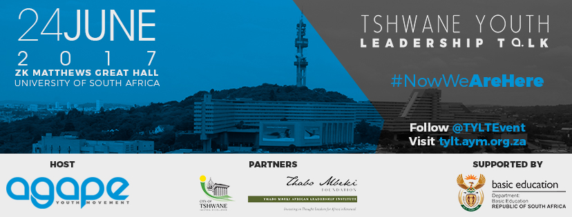 Change of date for the 3rd Annual Tshwane Youth Leadership Talk 2017